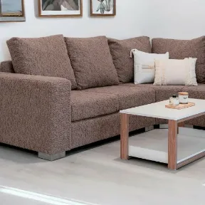 Cuddle Mink upholstered sofa