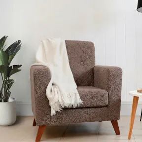 Cuddle Mink upholstered chair