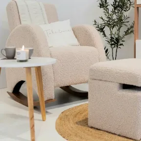 Cuddle Natural upholstered chair