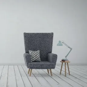 Cuddle Slate upholstered chair