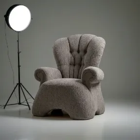 Destiny Cement upholstered chair
