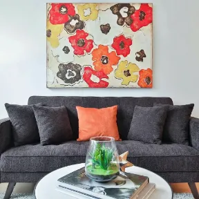 Destiny Coal upholstered sofa