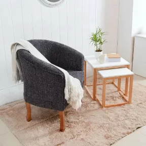 Destiny Coal upholstered chair