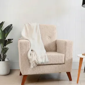 Destiny Parchment upholstered chair