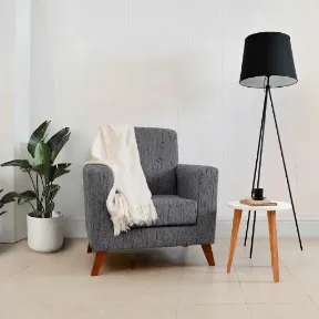 Destiny Pewter upholstered chair