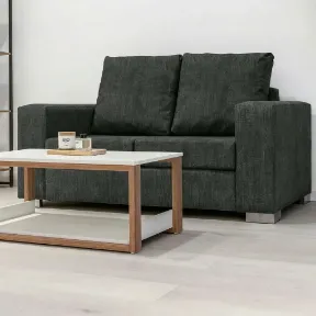 Pompeii Charcoal upholstered sofa