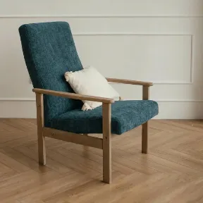 Pompeii Navy upholstered chair