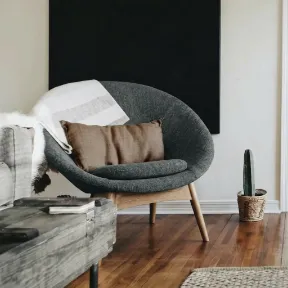 Pompeii Slate upholstered chair