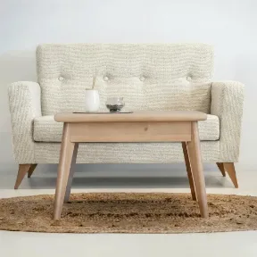 Ethon Ivory upholstered sofa