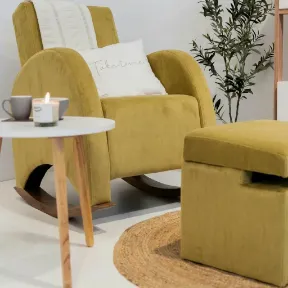 Popstar Citronella upholstered chair