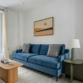 Popstar Navy upholstered sofa