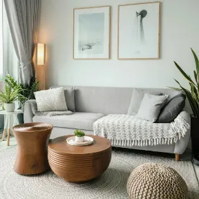 Pop Star Silver upholstered sofa