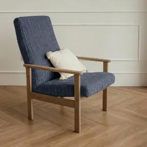 Jazz Navy upholstered chair