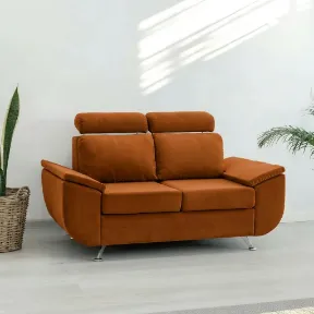 Modern Velvet Tobacco upholstered sofa