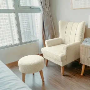 Nova Off White upholstered chair