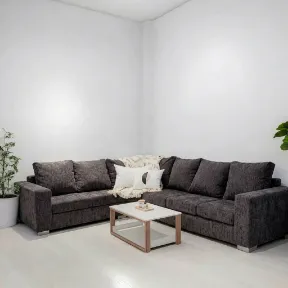 Olympus Charcoal upholstered sofa