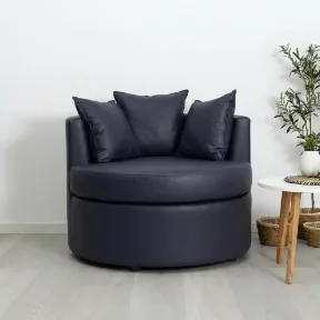 Vaca Navy upholstered chair