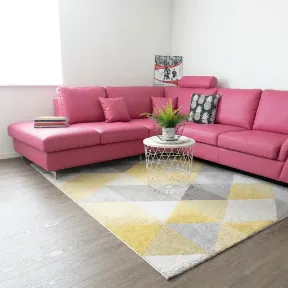Vaca Pink upholstered sofa