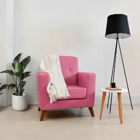 Vaca Pink upholstered chair