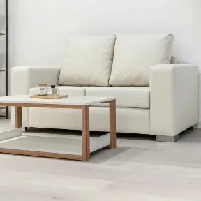 Vaca White upholstered sofa