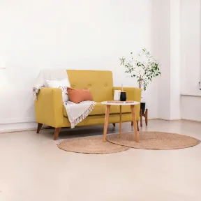 Vaca Yellow upholstered sofa