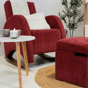 Luscious Cinnabar upholstered chair