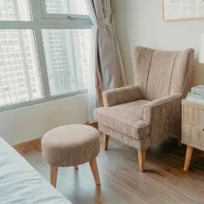 Luscious Driftwood upholstered chair