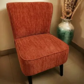 Luscious Papaya upholstered chair