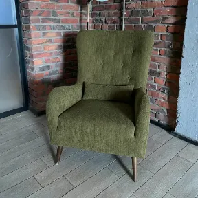 Luscious Spinach upholstered chair