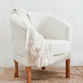 Oslo Ivory upholstered chair