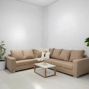 Zelda Flax upholstered sofa