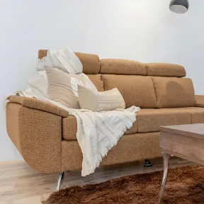 Zelda Gold upholstered sofa