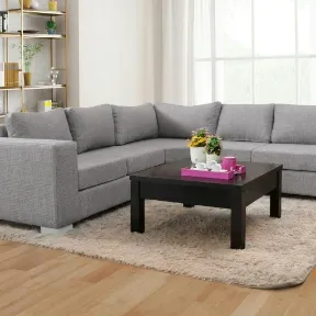 Zelda Grey upholstered sofa