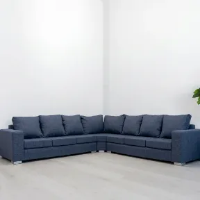 Zelda Indigo upholstered sofa