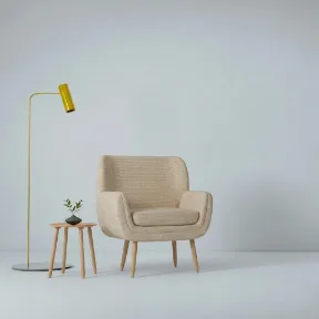 Zelda Sand upholstered chair