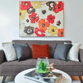 Bonterra Charcoal upholstered sofa