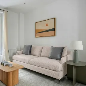 Bonterra Sand upholstered sofa