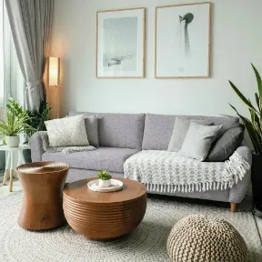 Dalton Dove upholstered sofa