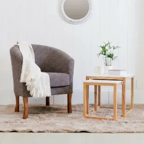 Dalton Mocha upholstered chair