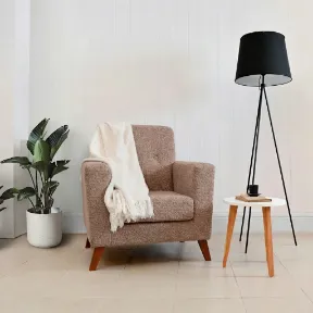 Dalton Toffee upholstered chair