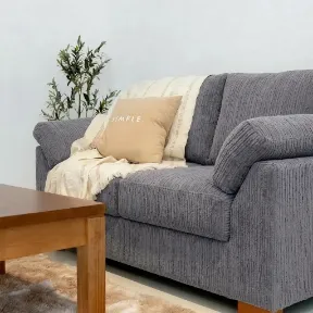 Duo Pewter upholstered sofa