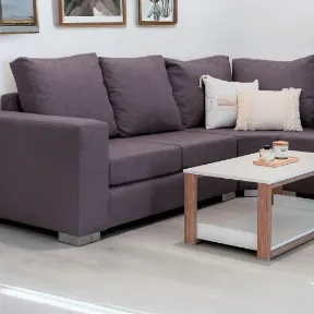 Dynamite Charcoal upholstered sofa