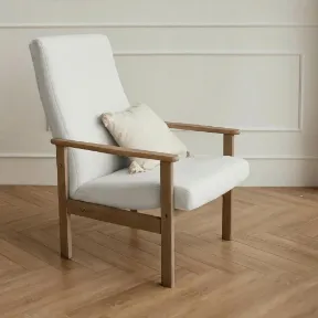 Dynamite Salt upholstered chair