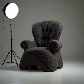 Elite Charcoal upholstered chair