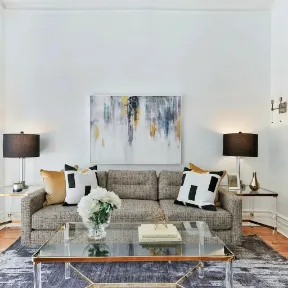 Elliston Taupe upholstered sofa