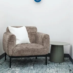 Galactic Taupe upholstered chair