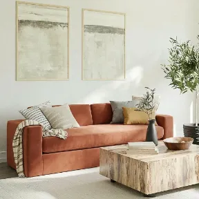 Marquis Adobe upholstered sofa