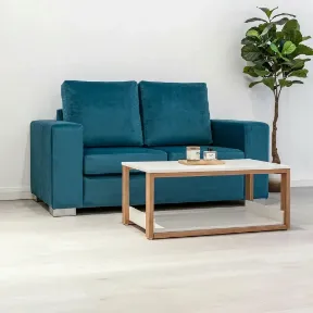 Marquis Aqua upholstered sofa