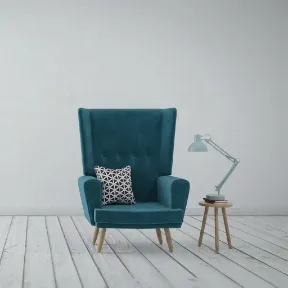 Marquis Aqua upholstered chair