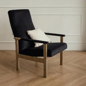 Marquis Black upholstered chair